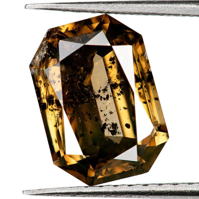 2.65ct Fancy Orange Brown Loose Natural Diamond Radiant Cut Untreated|Jewelry|Engagement|Wedding|Custom Jewelry|